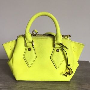 Diane Von Furstenberg Voyage Itsy Caviar Satchel